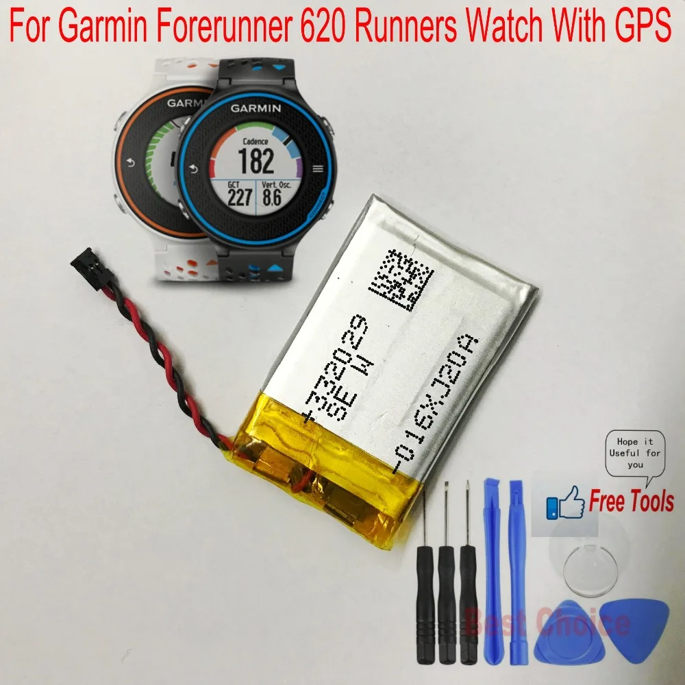 For Garmin Forerunner 620 Runner Watch with GPS Battery 361-00072-00 150mAh Battery + Free Tools
For Garmin Forerunner 620 Runner Watch with GPS Battery 361-00072-00 150mAh Battery + Free Tools