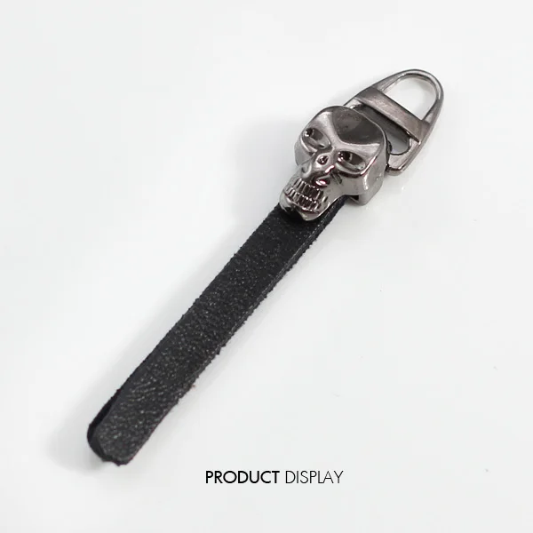 Metal Black Gun Skull PU Leather Zipper Puller 61mm in Length Zipper Sliders Fastener Sewing supplies 30piece/LT22
Metal Black Gun Skull PU Leather Zipper Puller 61mm in Length Zipper Sliders Fastener Sewing supplies 30piece/LT22