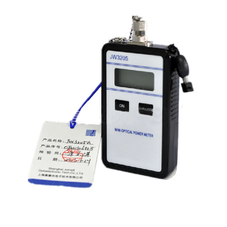JW3205 A/B/C/D Mini Fiber Tester Optical Power Meter CATV Engineering Communication Sensing Research
JW3205 A/B/C/D Mini Fiber Tester Optical Power Meter CATV Engineering Communication Sensing Research