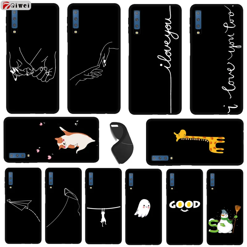 For Samsung Galaxy A7 2018 Case Couple Black Silicone Back Cover Phone Case For Samsung A7 2018 A 7 A750F SM-A750F A750 Cases
For Samsung Galaxy A7 2018 Case Couple Black Silicone Back Cover Phone Case For Samsung A7 2018 A 7 A750F SM-A750F A750 Cases