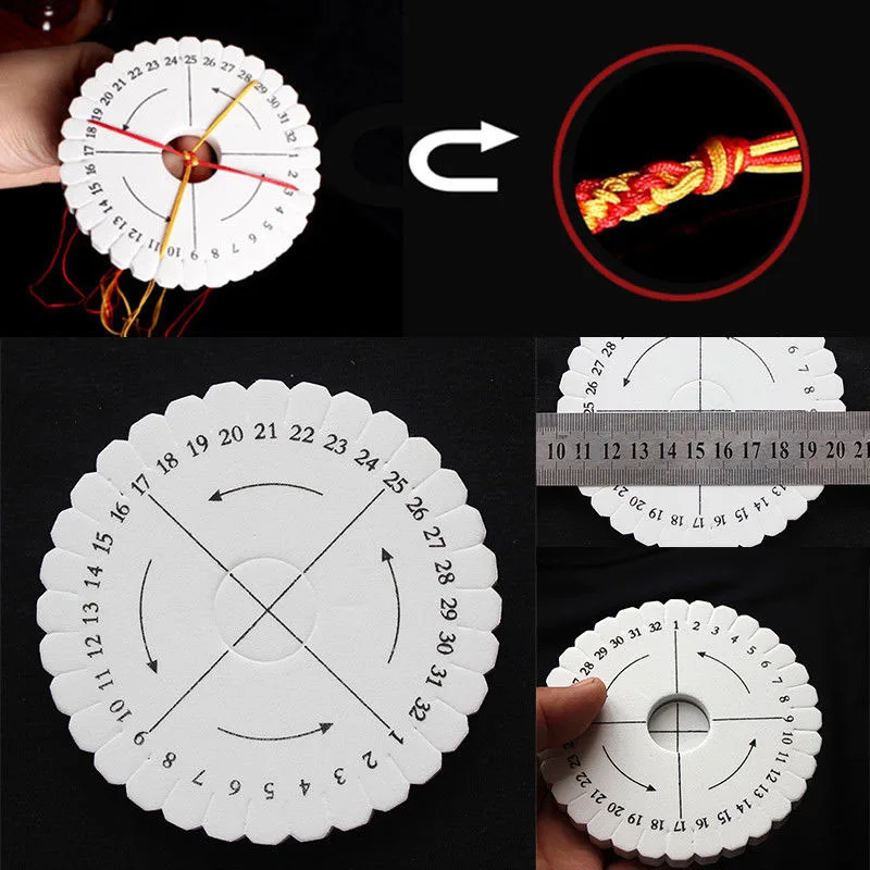 Newly 2Pcs Round Beading Cord Disc Set Disk Braiding Plate DIY Bracelet Braided Craft
Newly 2Pcs Round Beading Cord Disc Set Disk Braiding Plate DIY Bracelet Braided Craft