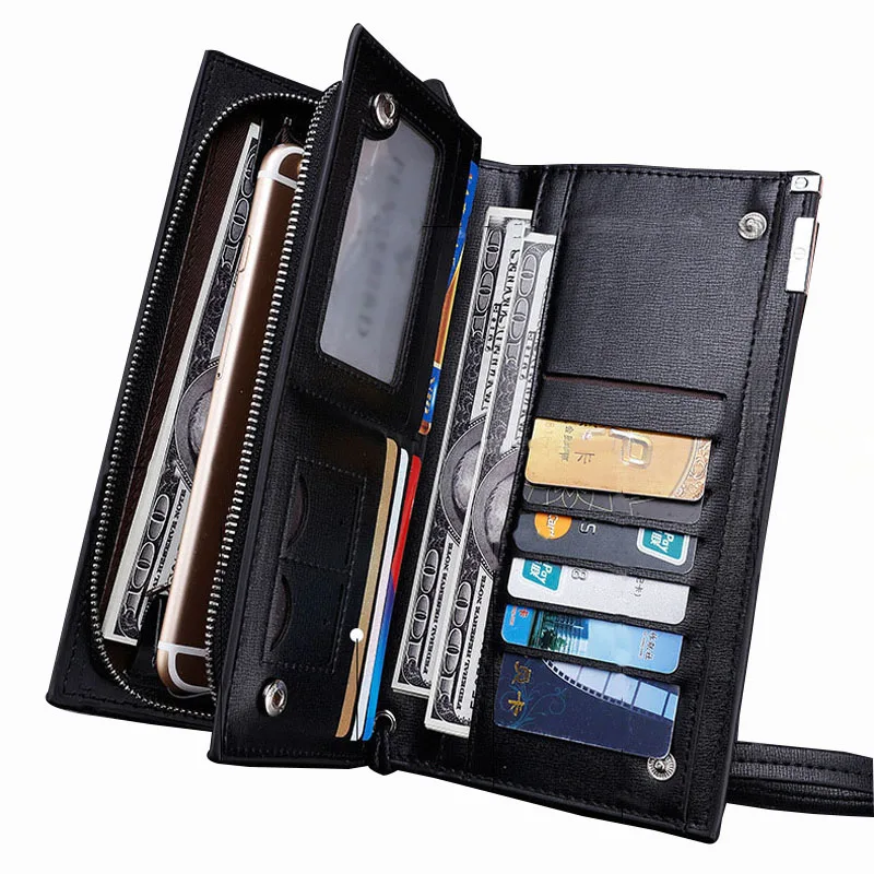 Wallet Men PU Leather Wallet Zipper Purse Fashion Casual Male Zipper Bag High Capacity Wallets Men Multifunction Phone Wallet
Wallet Men PU Leather Wallet Zipper Purse Fashion Casual Male Zipper Bag High Capacity Wallets Men Multifunction Phone Wallet