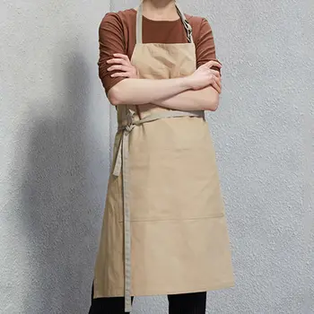 Long Solid Cotton Apron Barista Cafe Bistro Pastry Chef Uniform Restaurant Waiter Waitress Painter Baker Florist Workwear B53
Long Solid Cotton Apron Barista Cafe Bistro Pastry Chef Uniform Restaurant Waiter Waitress Painter Baker Florist Workwear B53