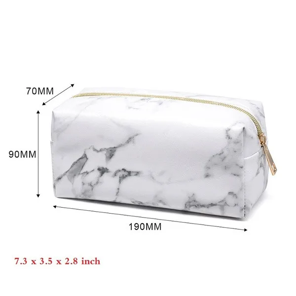 Women Portable Cute Multifunction Zipper marble Travel Cosmetic Bag Letter Makeup Bags Pouch Toiletry Organizer Holder 1S4
Women Portable Cute Multifunction Zipper marble Travel Cosmetic Bag Letter Makeup Bags Pouch Toiletry Organizer Holder 1S4