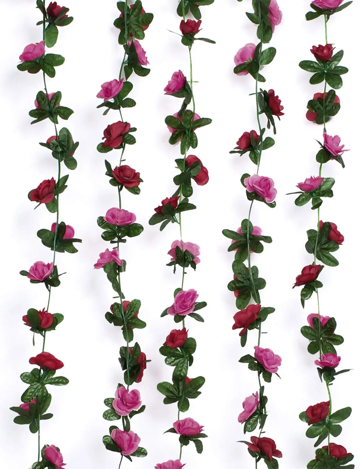 METABLE 5 Pack 41 FT Fake Rose Vine Flowers Plants Artificial Flower Hanging Rose Wedding Party Garden Craft Art Decor Pink
METABLE 5 Pack 41 FT Fake Rose Vine Flowers Plants Artificial Flower Hanging Rose Wedding Party Garden Craft Art Decor Pink