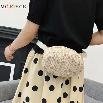 Lace Flower Decor Women Straw Woven Belt Bag Fashion Summer Waist Bags Phone Money Oval Shape Fanny Pack
Lace Flower Decor Women Straw Woven Belt Bag Fashion Summer Waist Bags Phone Money Oval Shape Fanny Pack