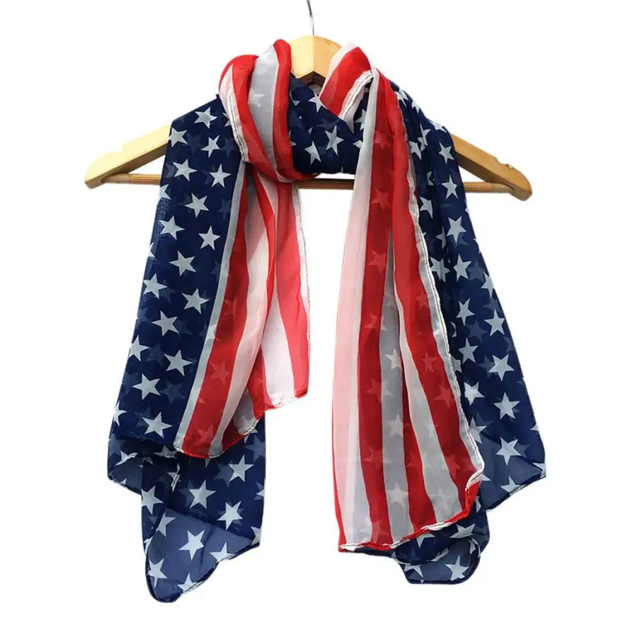 women United States flag scarf girl neckerchief Fashion Soft Silk Chiffon lenco feminino American Flag Scarf Scarves muffler
women United States flag scarf girl neckerchief Fashion Soft Silk Chiffon lenco feminino American Flag Scarf Scarves muffler