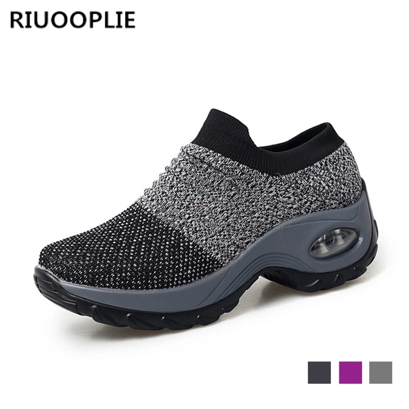 RIUOOPLIE Spring fashion women sneakers shoes flat slip on platform sneakers for women black breathable mesh sock sneakers shoes
RIUOOPLIE Spring fashion women sneakers shoes flat slip on platform sneakers for women black breathable mesh sock sneakers shoes