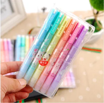 New Fresh look and cute animals design double-end highlighter pen Fluorescent pen Stationery office material School supplies
New Fresh look and cute animals design double-end highlighter pen Fluorescent pen Stationery office material School supplies