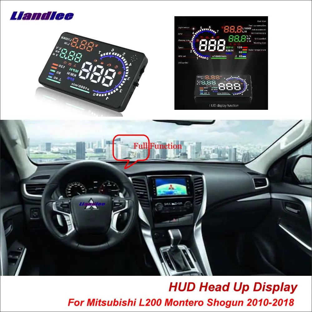 Liandlee Car Head Up Display HUD For Mitsubishi L200 Montero Shogun 2010-2018 HD Projector Screen Overspeed Alert Alarm Detector
Liandlee Car Head Up Display HUD For Mitsubishi L200 Montero Shogun 2010-2018 HD Projector Screen Overspeed Alert Alarm Detector