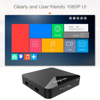 N5 Smart tv box Android 7.1.2 TV Box Amlogic S905X Quad-core 4K 2GB16GB 2.4G 5G Dual Band WiFi LAN H.265 BT4.1 HD Media Player
N5 Smart tv box Android 7.1.2 TV Box Amlogic S905X Quad-core 4K 2GB16GB 2.4G 5G Dual Band WiFi LAN H.265 BT4.1 HD Media Player