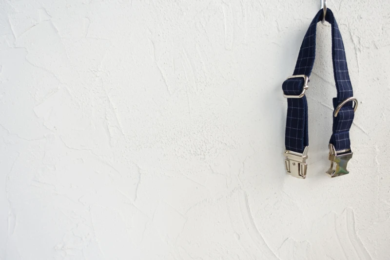 Handmade Muttco Engraved Dog Collar Cool Plaid Design Deep Blue Available In 5 Sizes - 5 Handmade Muttco Engraved Dog Collar Cool Plaid Design Deep Blue Available In 5 Sizes - 5