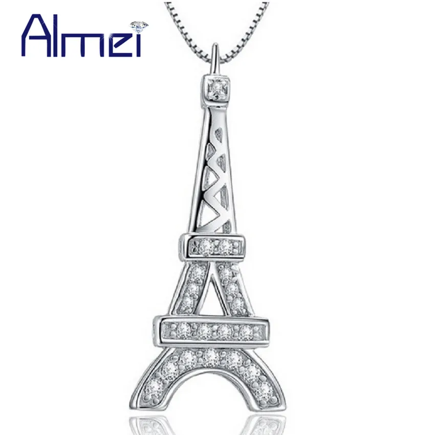 Almei 15%Off Women Fashion Necklaces Eiffel Tower Crystal Rhinestone Pendant Necklace Party Jewelry Girls Gift on March 8 JS800
Almei 15%Off Women Fashion Necklaces Eiffel Tower Crystal Rhinestone Pendant Necklace Party Jewelry Girls Gift on March 8 JS800
