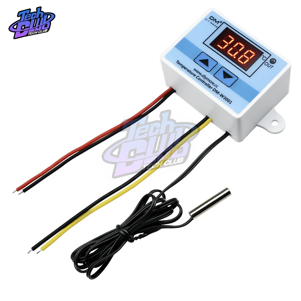 Thermostat 110V 220V 12V 24V Digital Temperature Controller Thermoregulator W3001 Aquarium Incubator Water Heater Temp Regulator
Thermostat 110V 220V 12V 24V Digital Temperature Controller Thermoregulator W3001 Aquarium Incubator Water Heater Temp Regulator