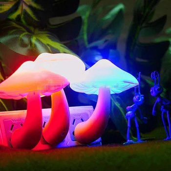 Plug Mushroom Wall Socket Lights LED Night Light Lamp for Bedroom Home Decoration Light-controlled Sensor Wall Socket Lights
Plug Mushroom Wall Socket Lights LED Night Light Lamp for Bedroom Home Decoration Light-controlled Sensor Wall Socket Lights