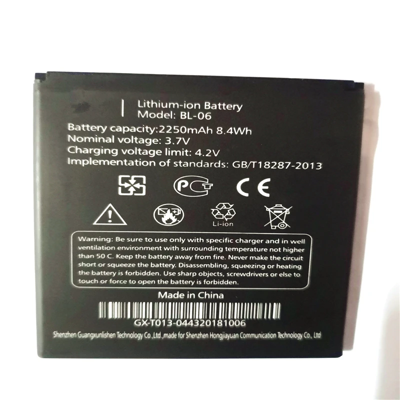BL-06 T6S Mobile Phone Battery BL06 BL 06 For THL T6 Pro T6C Replacement Batteries 2250mAh with phone stander for gift
BL-06 T6S Mobile Phone Battery BL06 BL 06 For THL T6 Pro T6C Replacement Batteries 2250mAh with phone stander for gift