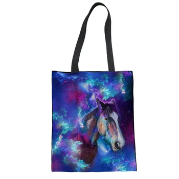 THIKIN Starry Galactic Animal Pattern Canvas Environmental Protection Women Handbags Durable Fashion Casual Shoulder Bags Large
THIKIN Starry Galactic Animal Pattern Canvas Environmental Protection Women Handbags Durable Fashion Casual Shoulder Bags Large