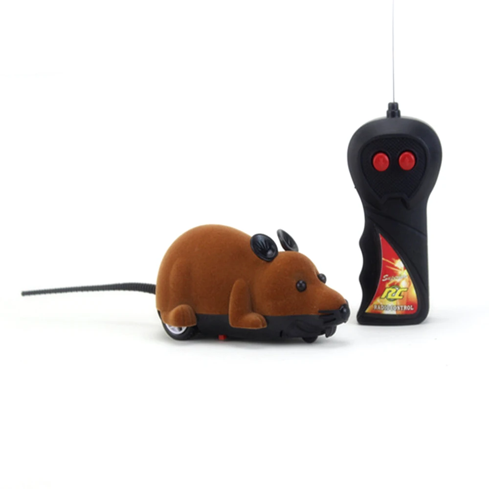 Funny Wireless Remote Control RC Rat Mouse Toy Cat Puppy Interaction Fun Gags & Practical Jokes Novelty For Kids Fool's Day
Funny Wireless Remote Control RC Rat Mouse Toy Cat Puppy Interaction Fun Gags & Practical Jokes Novelty For Kids Fool's Day