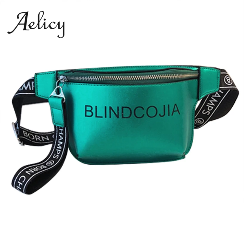 Aelicy Women Belt Bag Letter Zipper Waist Pack Female Bright Leather fanny pockets Fashion Design Messenger Chest Bag For Phone
Aelicy Women Belt Bag Letter Zipper Waist Pack Female Bright Leather fanny pockets Fashion Design Messenger Chest Bag For Phone