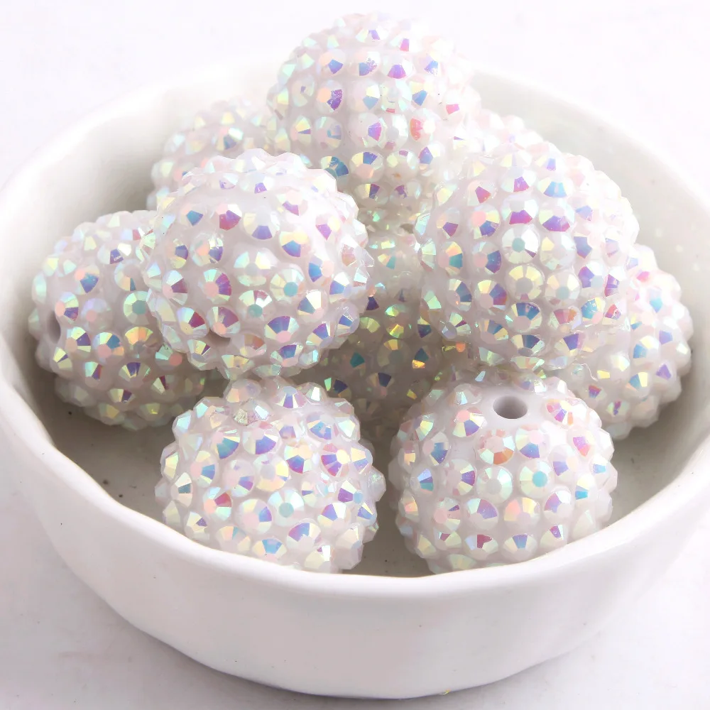 Kwoi vita 12mm/16mm/10mm to 26mm White AB Color Whoelesales Price Chunky Resin Rhinestone Beads Ball for Kids Jewelry
Kwoi vita 12mm/16mm/10mm to 26mm White AB Color Whoelesales Price Chunky Resin Rhinestone Beads Ball for Kids Jewelry