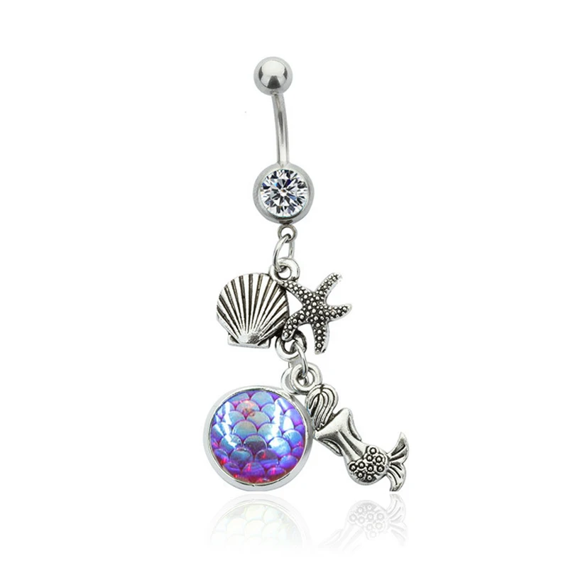 Sexy Purple Shell Star Dangle Belly Bars Belly Button Rings Fashion Surgical Steel Rhinestone Body Jewelry Navel Piercing Rings
Sexy Purple Shell Star Dangle Belly Bars Belly Button Rings Fashion Surgical Steel Rhinestone Body Jewelry Navel Piercing Rings