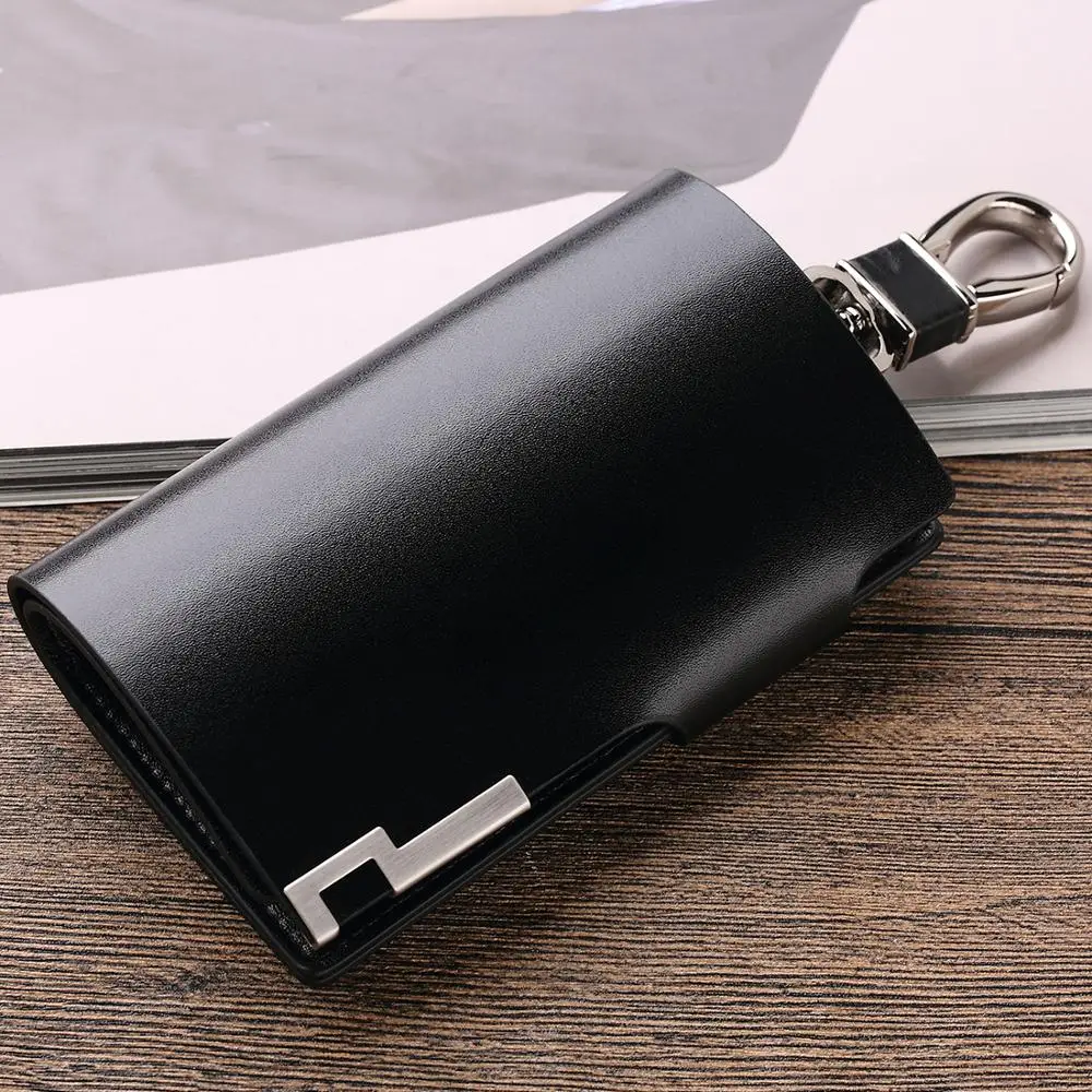 WILLIAMPOLO Men Key Holder Wallet Small Car Key Organizer Genuine Leather Keychain Bag Cover With Zipper Coin Pocket Mini Purse
WILLIAMPOLO Men Key Holder Wallet Small Car Key Organizer Genuine Leather Keychain Bag Cover With Zipper Coin Pocket Mini Purse