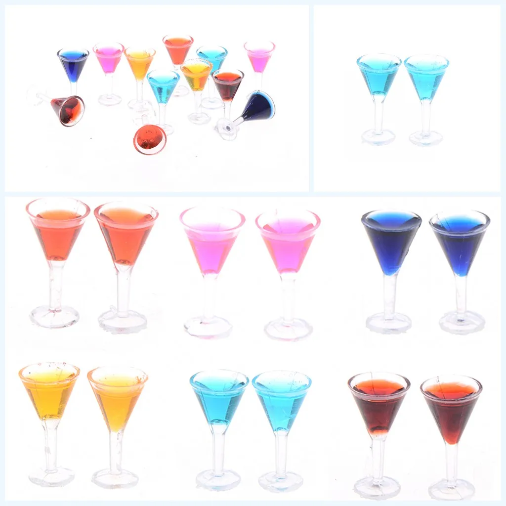 2019 New 2PCS Simulation Resin Cocktail Glass Mini Cup Goblet Bar Drinking For 1:12 Dollhouse Pretend Toy For Kids 6 Colors
2019 New 2PCS Simulation Resin Cocktail Glass Mini Cup Goblet Bar Drinking For 1:12 Dollhouse Pretend Toy For Kids 6 Colors