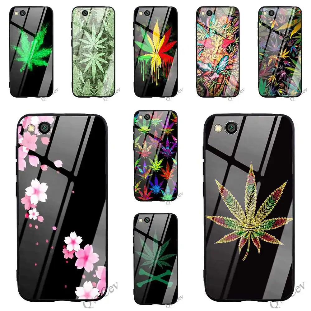 Slim Weed Leaf Tempered Glass Phone Case for Xiaomi Redmi Note 6 Pro Cover A1 A2 Mi 9 8 Lite F1 4X 6A 7 5 Back
Slim Weed Leaf Tempered Glass Phone Case for Xiaomi Redmi Note 6 Pro Cover A1 A2 Mi 9 8 Lite F1 4X 6A 7 5 Back