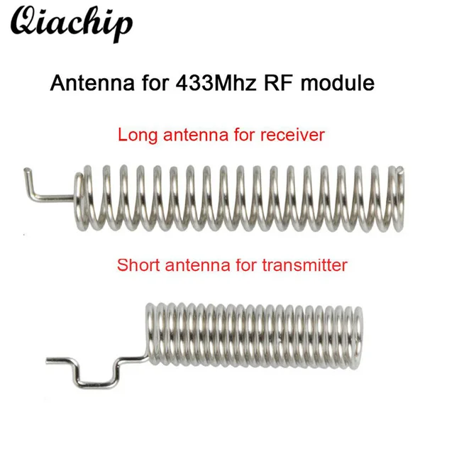 QIACHIP 433MHz Antenna RF Receiver And RF Transmitter Module 433 MHZ Smart Home Light LED Remote Control Switch Antenna DIY Kit
QIACHIP 433MHz Antenna RF Receiver And RF Transmitter Module 433 MHZ Smart Home Light LED Remote Control Switch Antenna DIY Kit