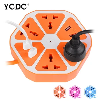 EU Powercube Wall Socket With 4 USB Ports 4 Outlets Plug Extension Cable Cord Plug Wall Power Socket Cube
EU Powercube Wall Socket With 4 USB Ports 4 Outlets Plug Extension Cable Cord Plug Wall Power Socket Cube