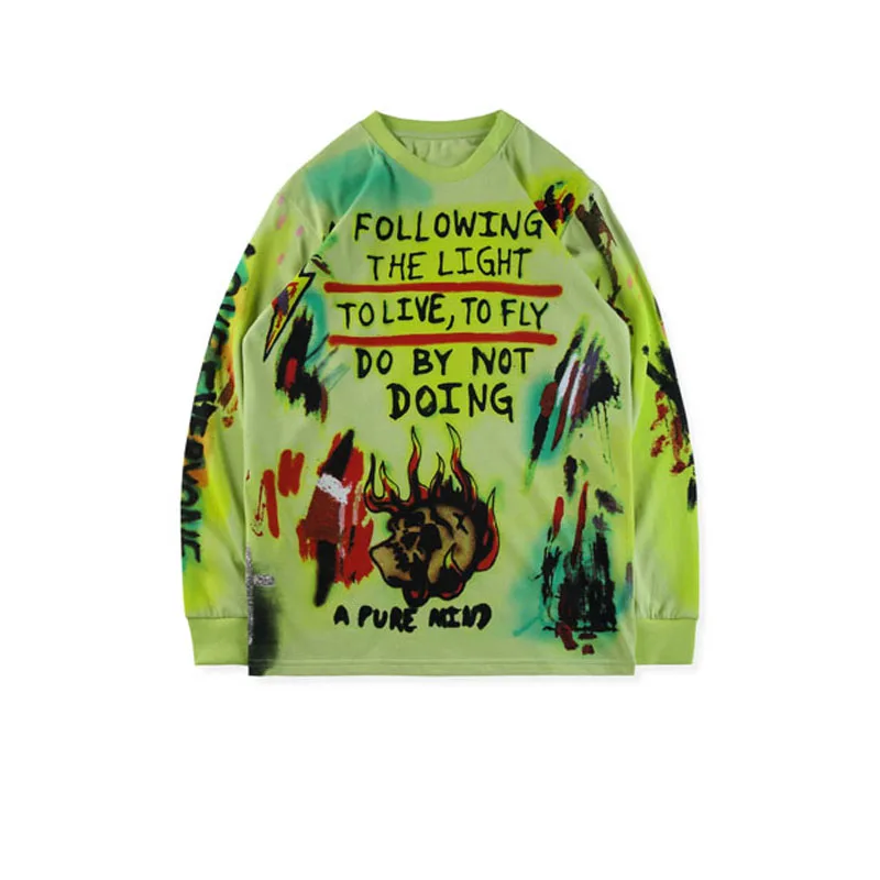 2019 New Kanye West Streetwear T-Shirts Kanye Kids See Ghosts Hip-Hop Fashion Yellow Skull Top Tees Pullover New Arrived Magpie
2019 New Kanye West Streetwear T-Shirts Kanye Kids See Ghosts Hip-Hop Fashion Yellow Skull Top Tees Pullover New Arrived Magpie