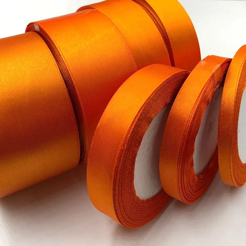 Orange Silk Satin Ribbon with gold Wedding Party Decoration Gift Wrapping Christmas Apparel Sewing & Fabric gift Ribbon 24
Orange Silk Satin Ribbon with gold Wedding Party Decoration Gift Wrapping Christmas Apparel Sewing & Fabric gift Ribbon 24