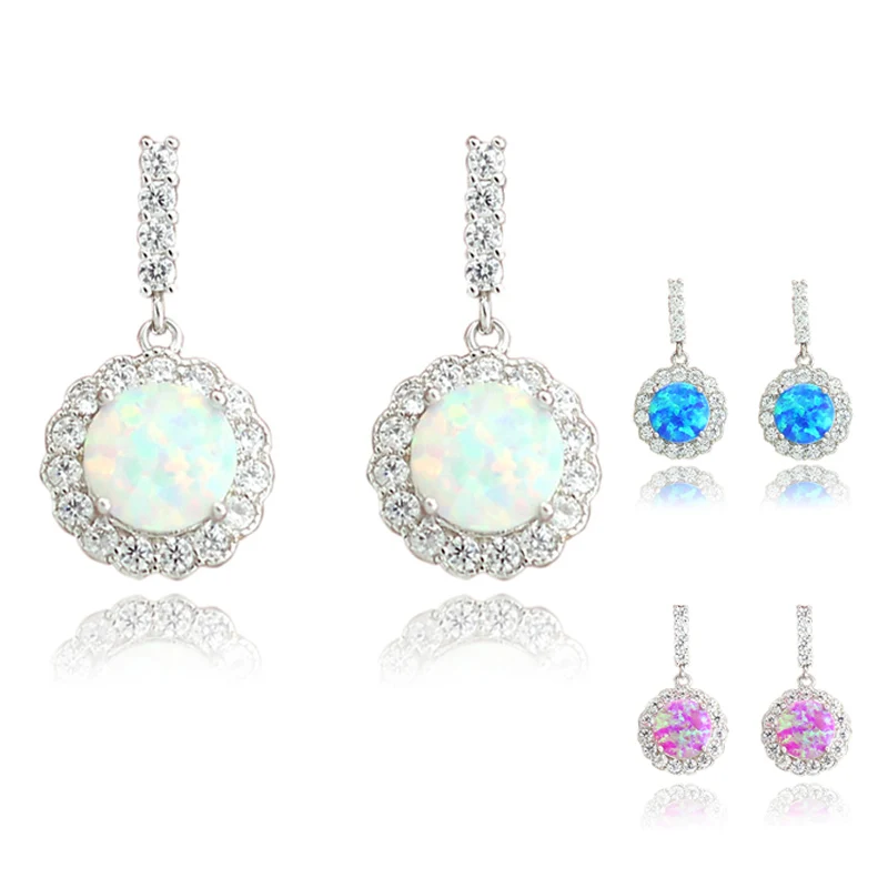 Wholesale Retail Synthetic White Blue Pink Fire Opal Women Fashion Jewelry Stud Earrings
Wholesale Retail Synthetic White Blue Pink Fire Opal Women Fashion Jewelry Stud Earrings