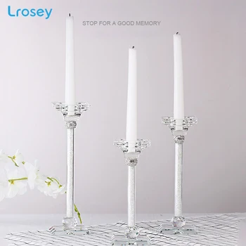 European crystal glass candlestick candlelight dinner candy bar wedding centerpieces props table decoration candle holders
European crystal glass candlestick candlelight dinner candy bar wedding centerpieces props table decoration candle holders