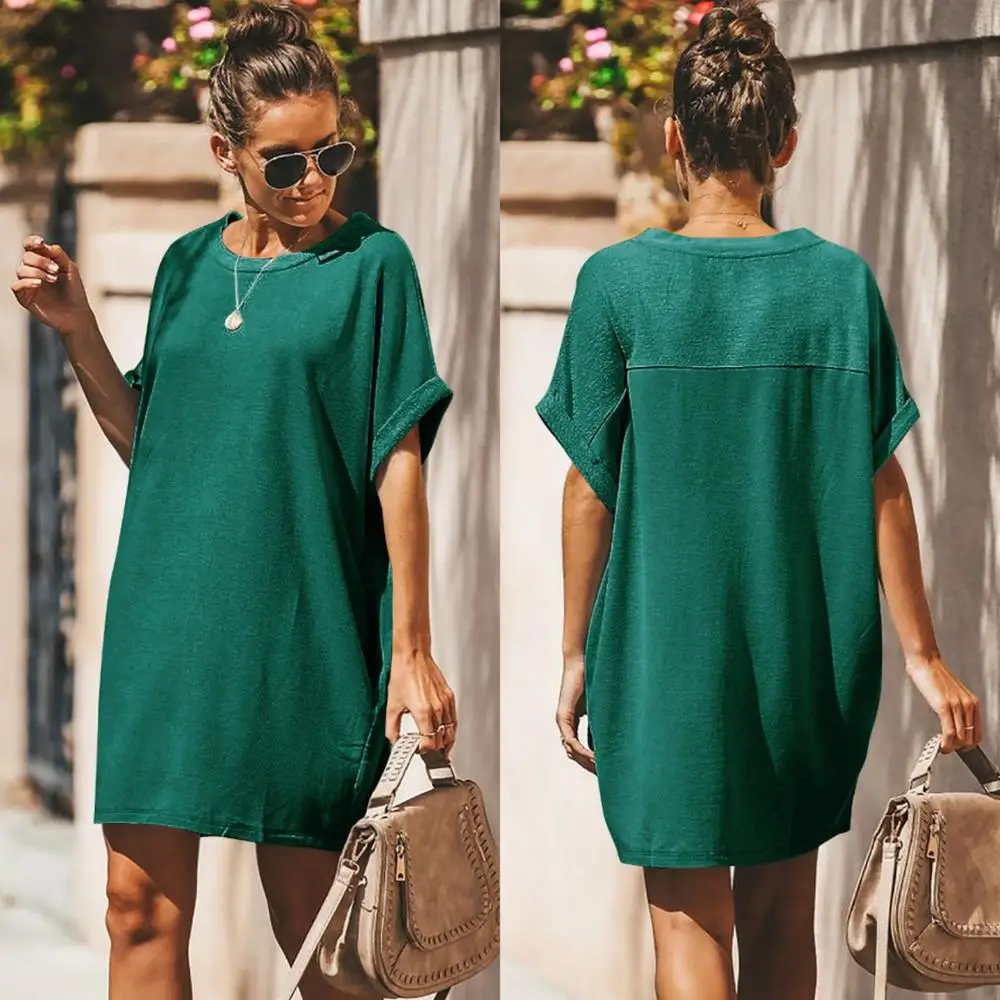 Summer Women Streetwear Casual Dress Short Sleeve Tshirt Dress Female Robe Loose Vestidos Fashion Women Pullover Mini Dresses
Summer Women Streetwear Casual Dress Short Sleeve Tshirt Dress Female Robe Loose Vestidos Fashion Women Pullover Mini Dresses