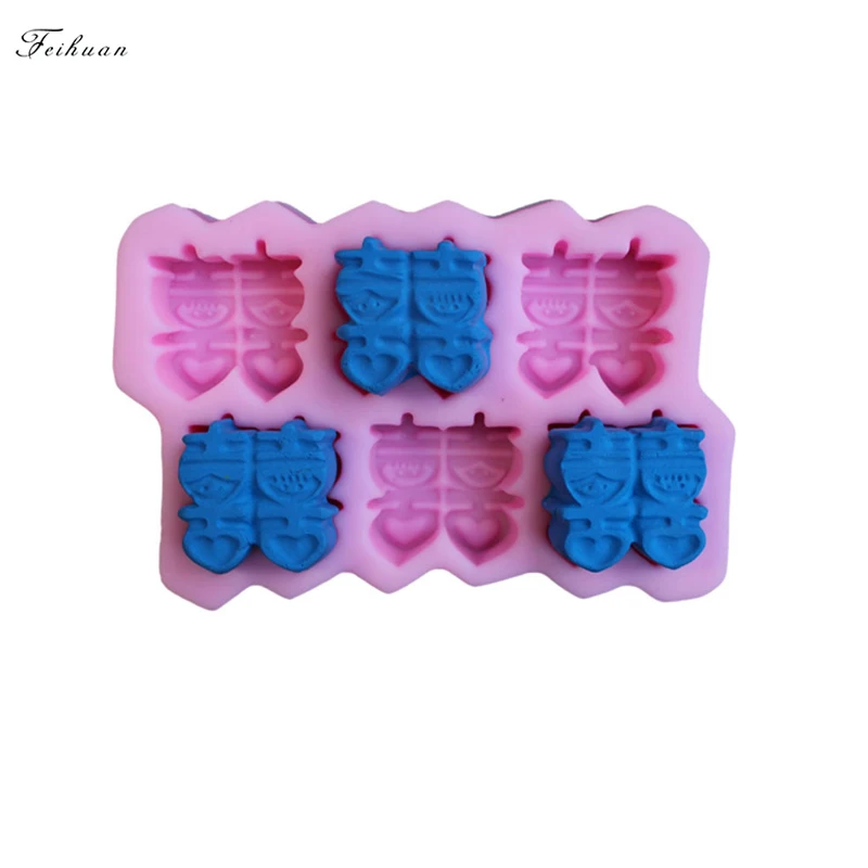 New Clay Handmade Soap Silicone Mold Chocolate Fondant Mold Six Double Happiness DIY Cake Decoration Tools Baking Accessories
New Clay Handmade Soap Silicone Mold Chocolate Fondant Mold Six Double Happiness DIY Cake Decoration Tools Baking Accessories