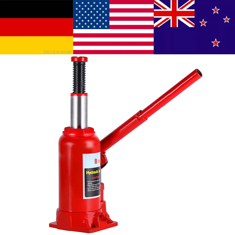 8T Portable Hydraulic Bottle Jack Automotive Life for Car Truck Caravan Tractors Vehicle Repair Tool Automotive Lifter
8T Portable Hydraulic Bottle Jack Automotive Life for Car Truck Caravan Tractors Vehicle Repair Tool Automotive Lifter