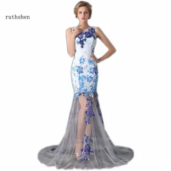 ruthshen Mermaid Evening Dresses Long Blue Sequins Appliques See Through Abendkleider Lang 2018 Vestidos Formal Dress
ruthshen Mermaid Evening Dresses Long Blue Sequins Appliques See Through Abendkleider Lang 2018 Vestidos Formal Dress