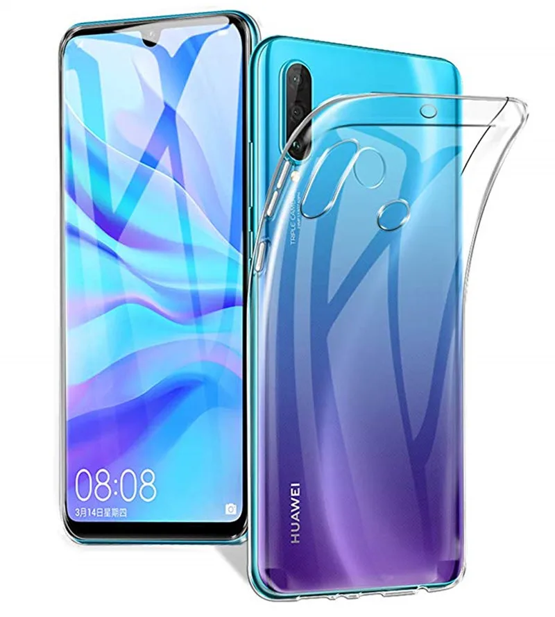 Чехол для Huawei P30 Lite Роскошный прозрачный мягкий силиконовый чехол из ТПУ задняя