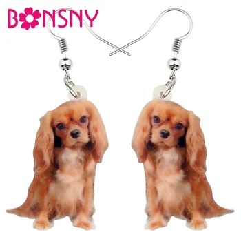 Bonsny Acrylic Sweet Cavalier King Charles Spaniel Dog Earrings Drop Dangle Cute Animal Jewelry For Women Girls Pets Lovers Gift
Bonsny Acrylic Sweet Cavalier King Charles Spaniel Dog Earrings Drop Dangle Cute Animal Jewelry For Women Girls Pets Lovers Gift