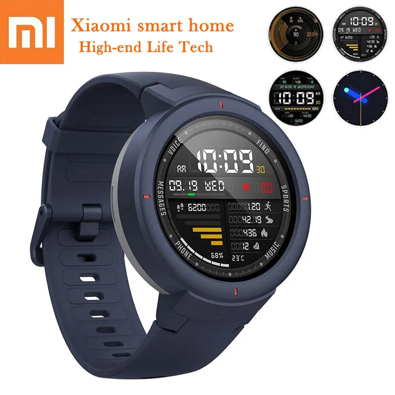 2019 Xiaomi AMAZFIT Smart Watch Bluethooth Xiaoai Voice Control 24H Heart Rate Monitor Mijia Smart Home Control GPS Sports Band
2019 Xiaomi AMAZFIT Smart Watch Bluethooth Xiaoai Voice Control 24H Heart Rate Monitor Mijia Smart Home Control GPS Sports Band