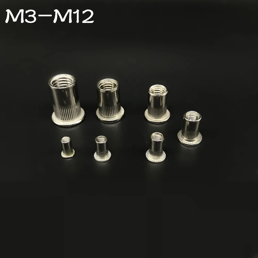 304 Stainless Steel Rivet Nut M3 M4 M5 M6 M8 M10 M12 Small Head Threaded Rivet Insert Nutsert Cap Rivet Nut
304 Stainless Steel Rivet Nut M3 M4 M5 M6 M8 M10 M12 Small Head Threaded Rivet Insert Nutsert Cap Rivet Nut