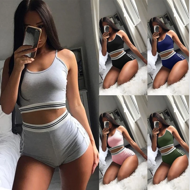 2019 new high waist summer sports fitness solid color fashion Slim sexy temperament elastic hips ladies stitching suit shorts
2019 new high waist summer sports fitness solid color fashion Slim sexy temperament elastic hips ladies stitching suit shorts