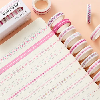 AAGU 8MM*3M 10pcs/Set Skinny Washi Tape Set Japanese Paper DIY Masking Tape Adhesive Tapes Decorative Stationery Washi Sticker
AAGU 8MM*3M 10pcs/Set Skinny Washi Tape Set Japanese Paper DIY Masking Tape Adhesive Tapes Decorative Stationery Washi Sticker