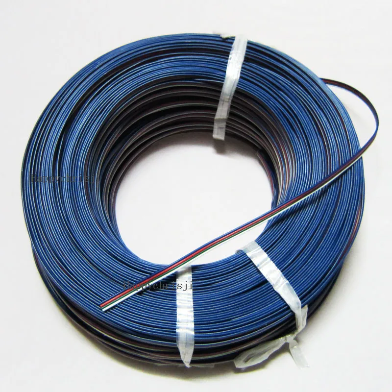 50m/lot for RGB 3528 5050 led strip lighting accessories flat wire cord 4 pin connector 4 wire rgb electric cable extension cord
50m/lot for RGB 3528 5050 led strip lighting accessories flat wire cord 4 pin connector 4 wire rgb electric cable extension cord