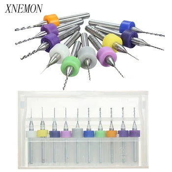 New 10PCS / set of micro-PCB drill bit printed circuit board Carbide micro-drill .3mm to 1.2mm carving metal processing tools
New 10PCS / set of micro-PCB drill bit printed circuit board Carbide micro-drill .3mm to 1.2mm carving metal processing tools