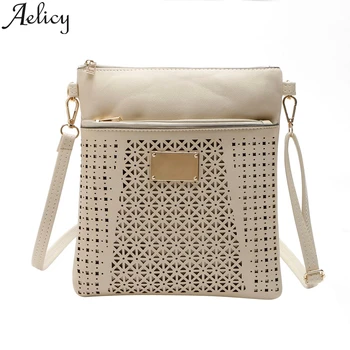 Aelicy 2019 New Hollow PU Leather Ladies Zipper Personality Casual Shoulder Shoulder Messenger Bag Women Fashion Bag 
Aelicy 2019 New Hollow PU Leather Ladies Zipper Personality Casual Shoulder Shoulder Messenger Bag Women Fashion Bag