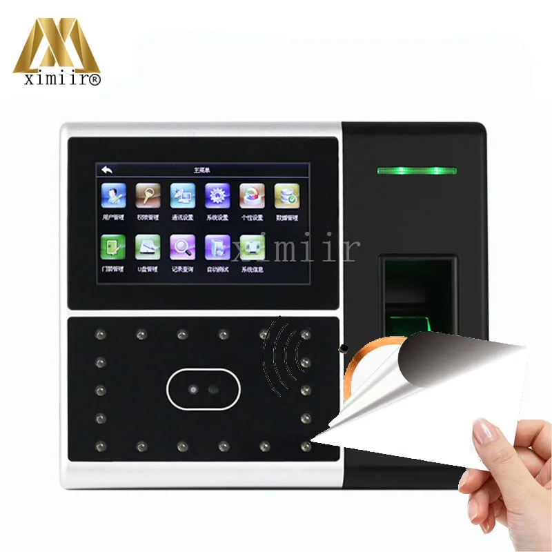 ZK IFACE303 Face And Fingerprint Recognition Time Attendance And Access Control System With MF IC Card Reader Facial Time Clock
ZK IFACE303 Face And Fingerprint Recognition Time Attendance And Access Control System With MF IC Card Reader Facial Time Clock