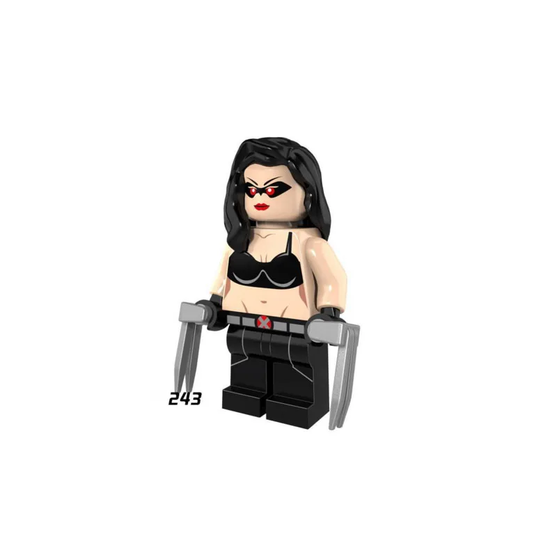 Single Sale Super Heroes Star Wars 243 X-23 Wolverine Model Mini Building Blocks Figure Brick Toy gift Compatible Legoed Ninjaed
Single Sale Super Heroes Star Wars 243 X-23 Wolverine Model Mini Building Blocks Figure Brick Toy gift Compatible Legoed Ninjaed