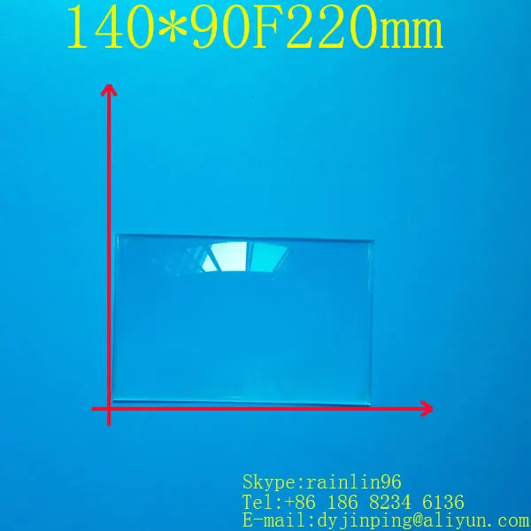 Free shipping rectangle Fresnel Lens 140*90 focal length 220mm , DIY projector fresnel lens focal length lines 0.3MM 
Free shipping rectangle Fresnel Lens 140*90 focal length 220mm , DIY projector fresnel lens focal length lines 0.3MM
